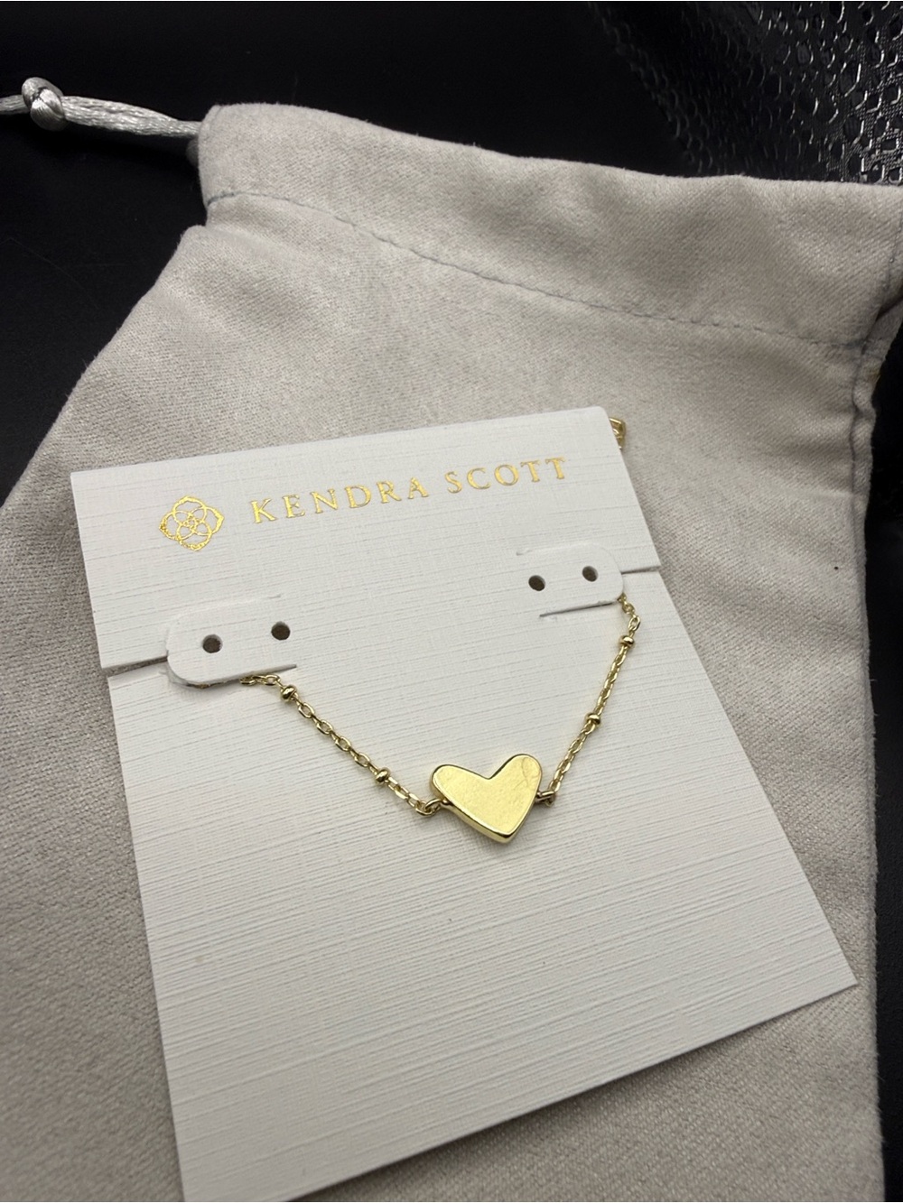 Kendra Scott Gold Gold Heart Bracelet